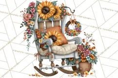 Inspirational Farmhouse Sunflower Clipart PNG Product Image 5