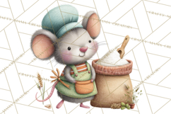 Mischievous Mouse Occupation Clipart PNG Product Image 4