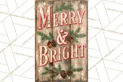 Farmhouse Christmas Signs PNG Product Image 5