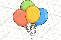 Birthday Party Clipart PNG Graphics, Birthday PNG Product Image 4
