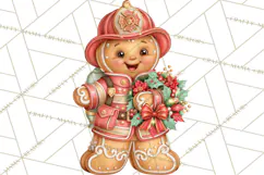 Gingerbread People Clipart, Gingerbread People Product Image 5