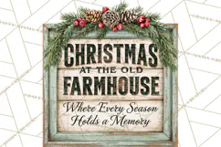 Farmhouse Christmas Signs PNG Product Image 2