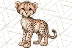 Safari Clipart African Animals Watercolor PNG Product Image 2