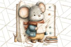 Mischievous Mouse Occupation Clipart PNG Product Image 5