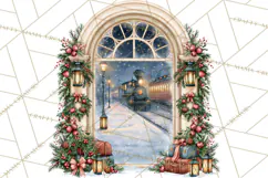 Christmas Through The Window PNG Clipart Product Image 3