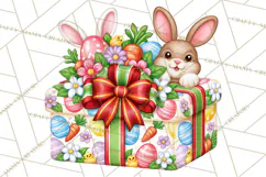 Multi Christmas Gifts Clipart PNG, Themed Wrapped Presents Product Image 2