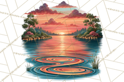 Lake Life Booze Clipart PNG Product Image 3