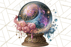 Witch Psychic Gothic Supernatural Clipart PNG Product Image 3