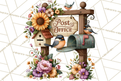 Small Town Summer Clipart PNG Scenes Product Image 3