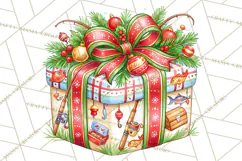 Sports & Occupations Christmas Gifts Clipart Product Image 4