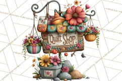Small Town Summer Clipart PNG Scenes Product Image 4