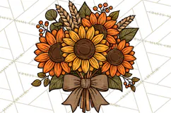 Cozy Fall Clipart PNG Autumn Harvest Illustrations Product Image 5
