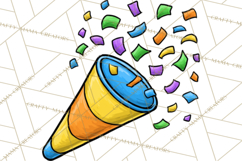Birthday Party Clipart PNG Graphics, Birthday PNG Product Image 3