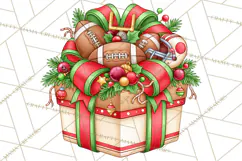 Sports & Occupations Christmas Gifts Clipart Product Image 5