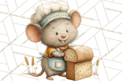 Mischievous Mouse Occupation Clipart PNG Product Image 3