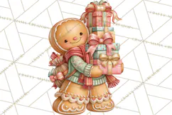 Gingerbread People Clipart, Gingerbread People Product Image 5