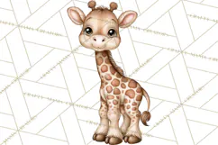 Safari Clipart African Animals Watercolor PNG Product Image 5