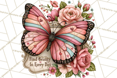 Inspirational Butterfly Sign Clipart PNG Product Image 5