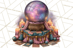 Witch Psychic Gothic Supernatural Clipart PNG Product Image 5