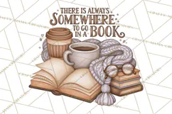 Reading Escape Clipart PNG | Inspirational Png Product Image 5