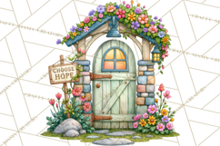Heartfelt Inspirational Floral PNG Clipart Product Image 5