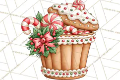 Downtown Gingerbread Town Accessories Clipart PNG Product Image 2