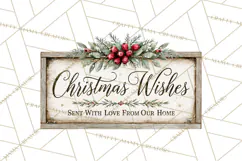 Farmhouse Christmas Signs PNG Product Image 2