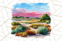 Watercolor Inspirational Landscape Backgrounds Product Image 5