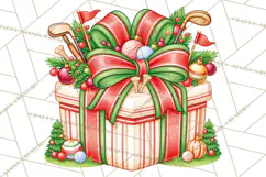 Sports & Occupations Christmas Gifts Clipart Product Image 3