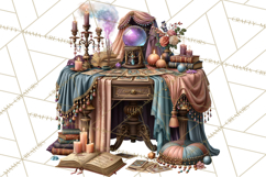 Witch Psychic Gothic Supernatural Clipart PNG Product Image 2