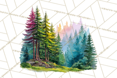 Watercolor Inspirational Landscape Backgrounds Product Image 2