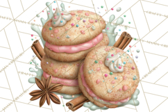 Milk Cookies Candy Chocolate Dessert Clipart PNG Product Image 2
