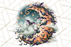 Halloween Graveyard Clipart PNG Product Image 3