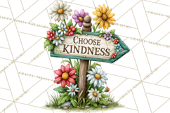 Heartfelt Inspirational Floral PNG Clipart Product Image 3
