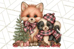 Buffalo Plaid Christmas PNG Clipart Product Image 4