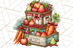 Christmas Farmers Market PNG Illustrations Product Image 4