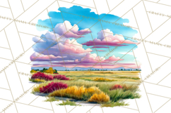 Watercolor Inspirational Landscape Backgrounds Product Image 3