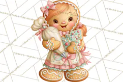 Gingerbread People Clipart, Gingerbread People Product Image 4