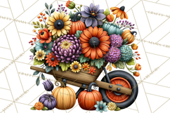 Halloween Floral Clipart PNG Spooky Flowers Images Product Image 4