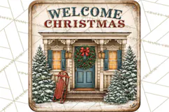Vintage Mid Century Christmas Signs | Holiday Quotes Product Image 4