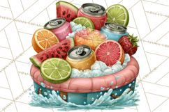 Lake Life Booze Clipart PNG Product Image 4