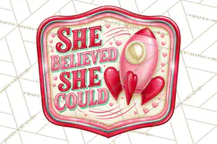 Girl Power Retro Diner Sign PNG Clipart Product Image 2