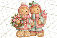 Gingerbread People Clipart, Gingerbread People Product Image 3