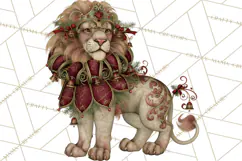 Christmas Circus Clipart, Vintage Christmas Circus PNG Product Image 3