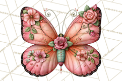 Inspirational Butterfly Sign Clipart PNG Product Image 3
