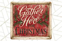 Farmhouse Christmas Signs PNG Product Image 3