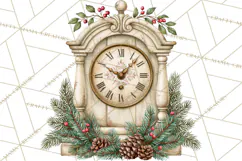 Vintage Farmhouse Christmas Decor PNG Product Image 3