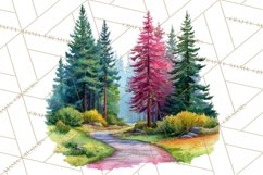 Watercolor Inspirational Landscape Backgrounds Product Image 2