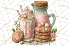 Milk Cookies Candy Chocolate Dessert Clipart PNG Product Image 2