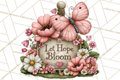 Inspirational Butterfly Sign Clipart PNG Product Image 5